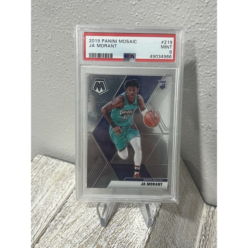 Ja Morant 2019 Panini Mosaic Base Rookie RC #219 PSA 9 MINT Grizzlies